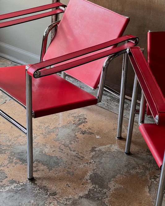 Leather Basculant Chairs