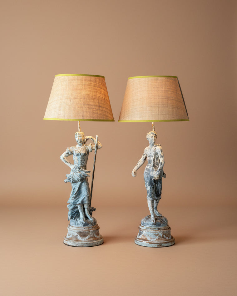 French Figural Table Lamps | Pair