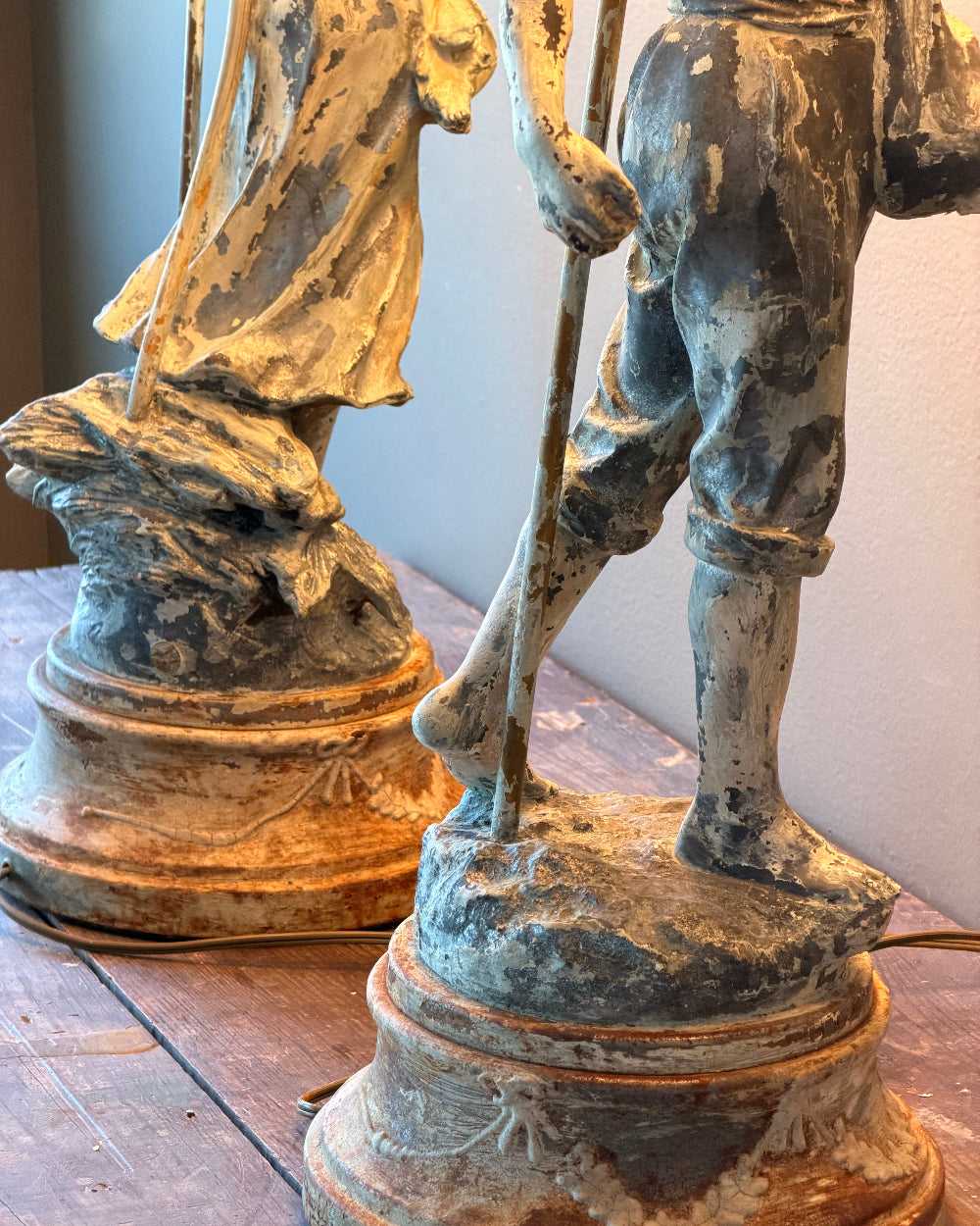 French Figural Table Lamps | Pair