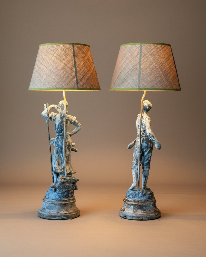 French Figural Table Lamps | Pair