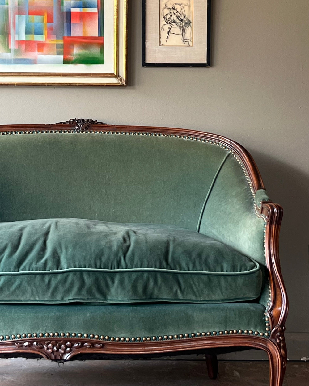 Antique French Louis XVI Settee
