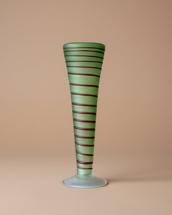 Swirled Art Glass Vessel
