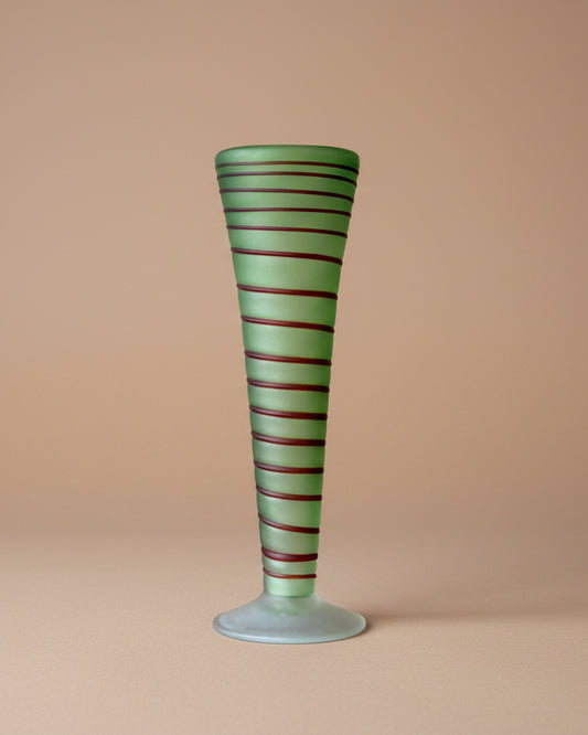 Swirled Art Glass Vessel