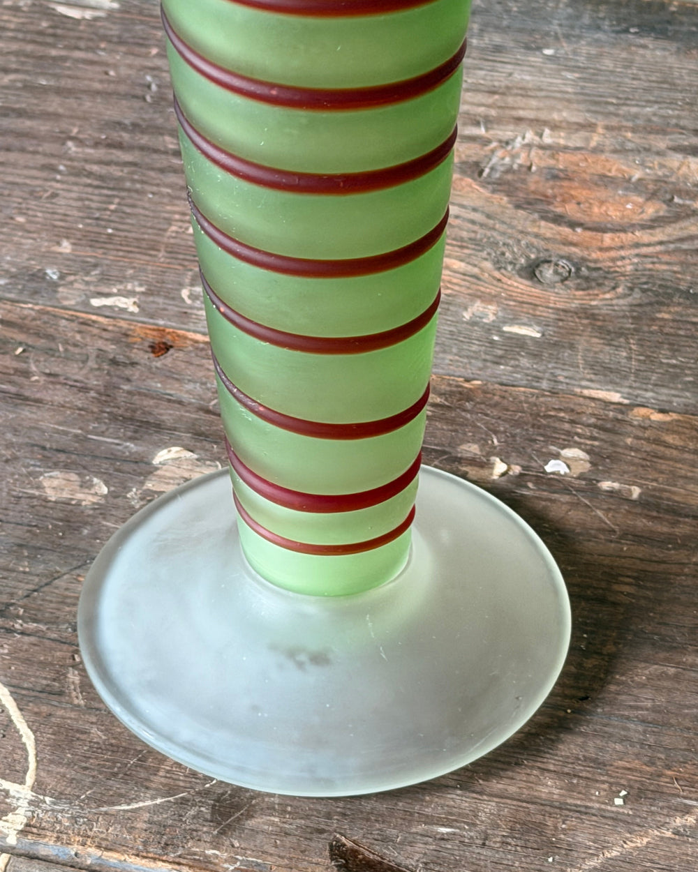 Swirled Art Glass Vessel