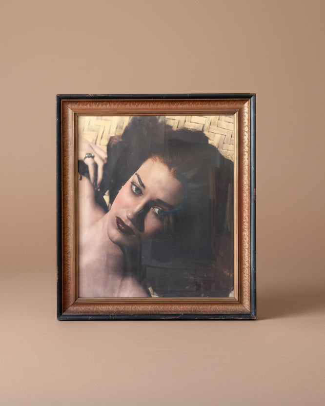 Framed Tinted Photograph