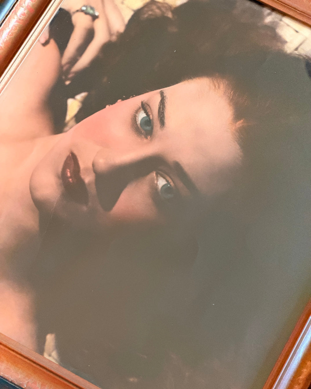 Framed Tinted Photograph