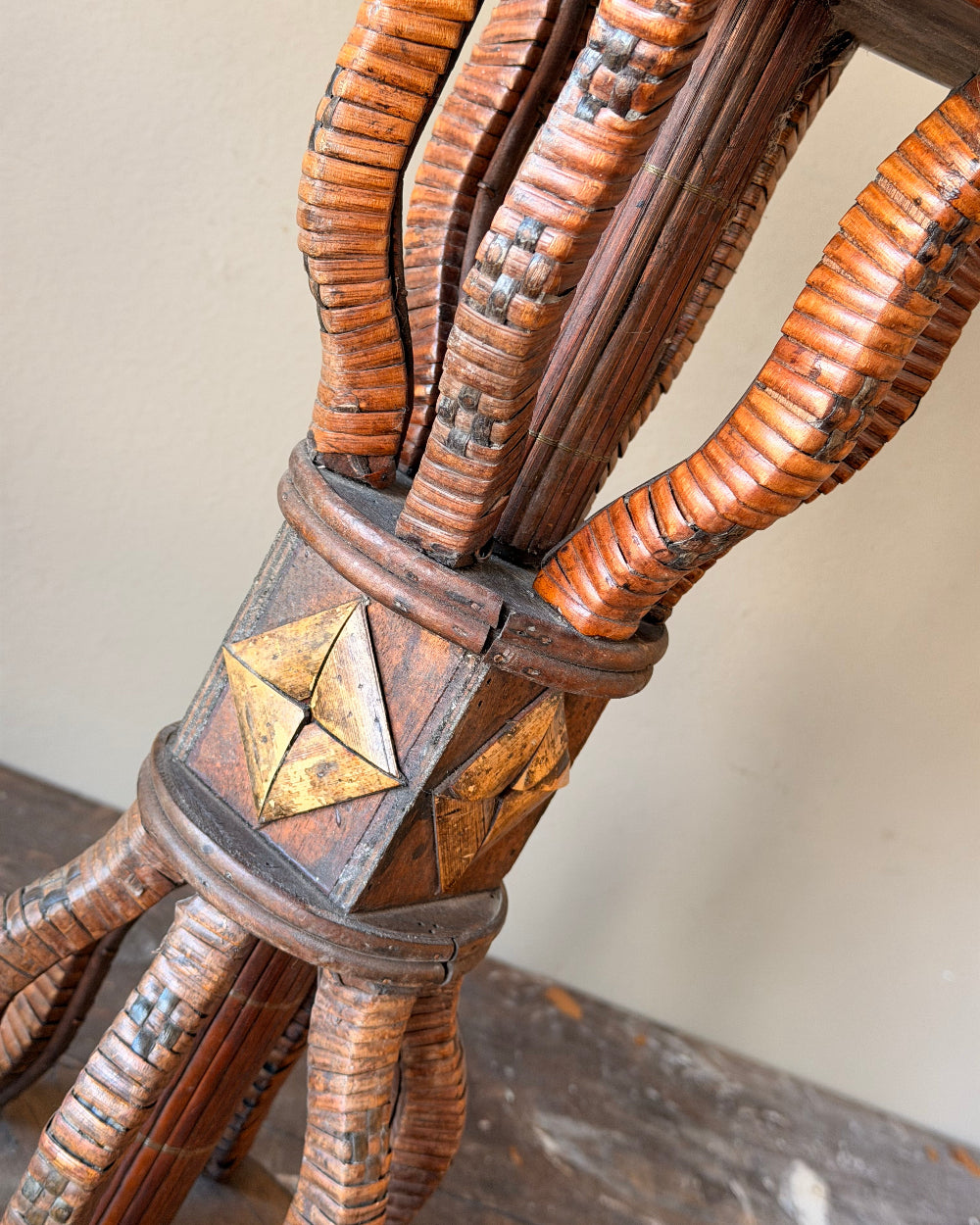 Woven Pedestal | Plant Stand