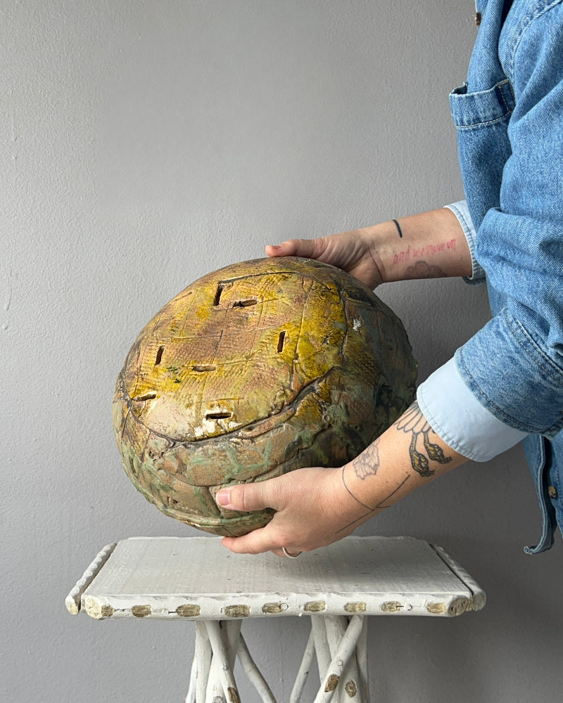 Bulbous Ceramic Coin Bank