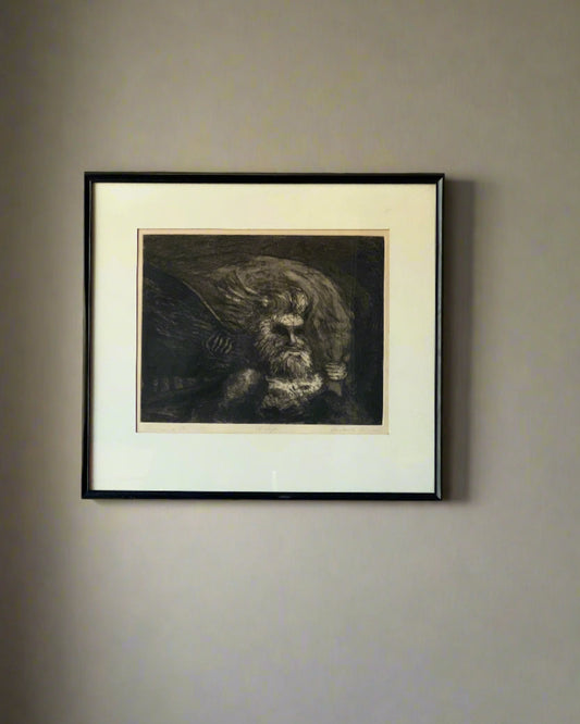 'Borias of the North' Framed Etching