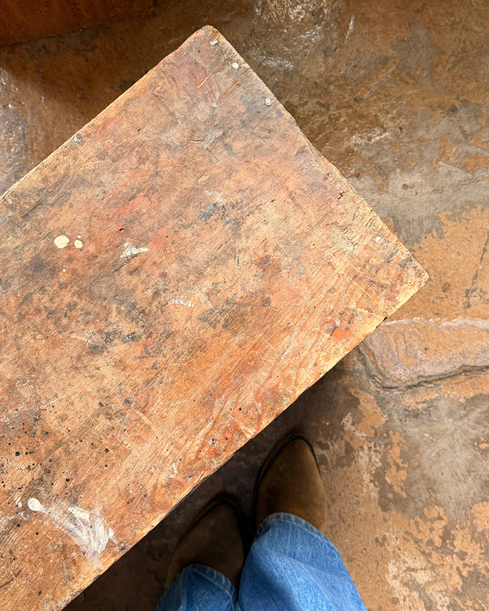 Vintage Plywood Bench