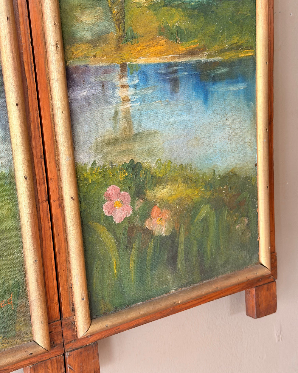 Landscape Triptych | Fireplace Screen