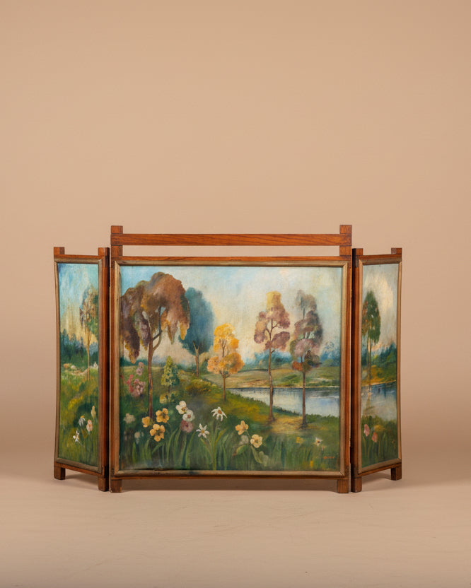 Landscape Triptych | Fireplace Screen