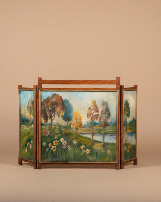 Landscape Triptych | Fireplace Screen