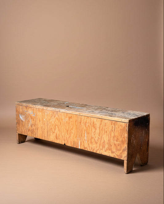 Vintage Plywood Bench