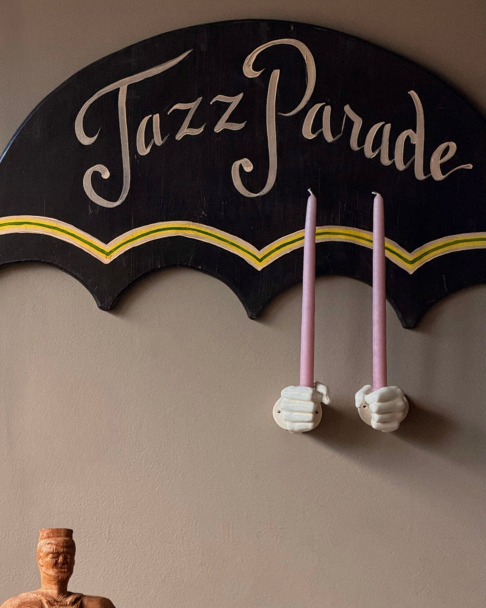 Jazz Parade Umbrella Sign