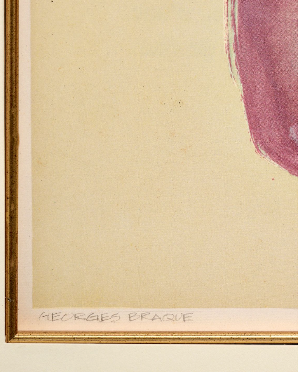 Georges Braque Framed Lithograph