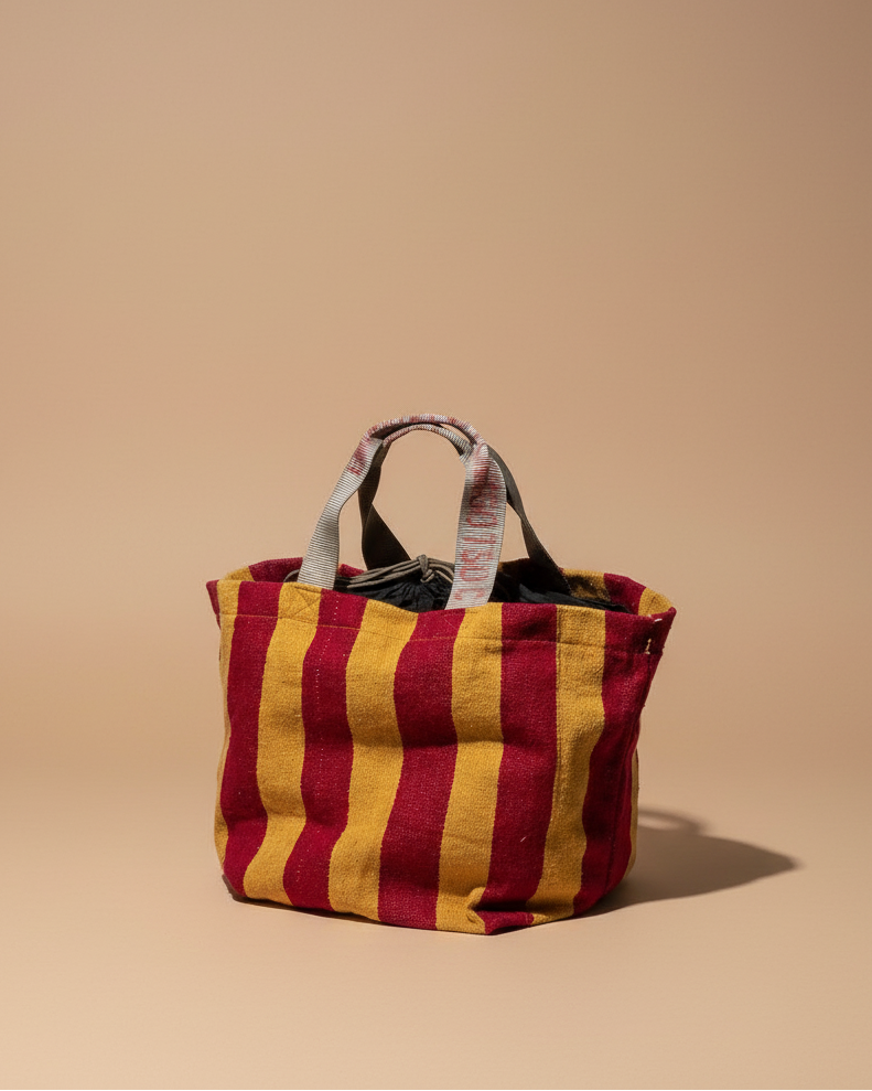 Recycled Canvas Bag in Oxblood