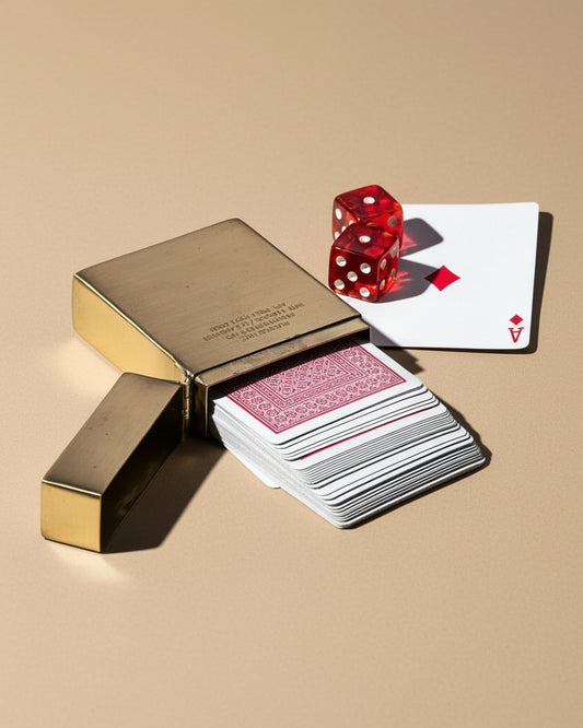Brass Playing Card Case