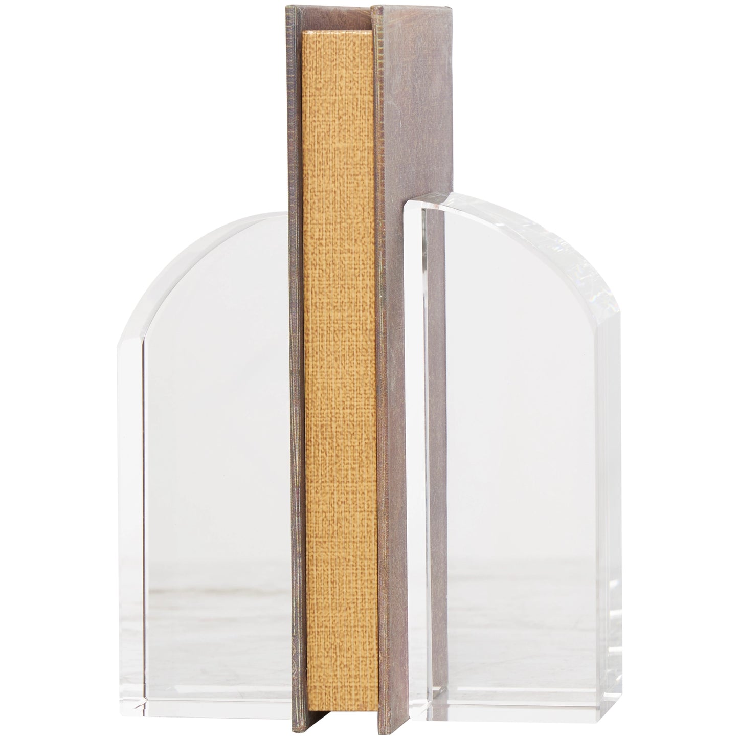 Contemporary Crystal Bookends