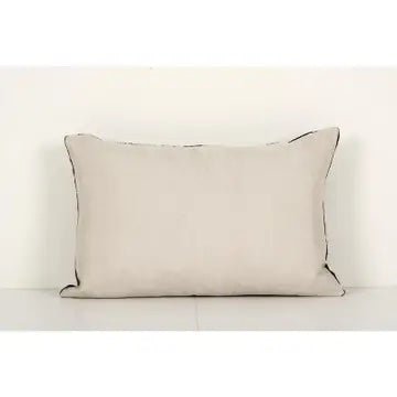 Black Silk Lumbar Pillow