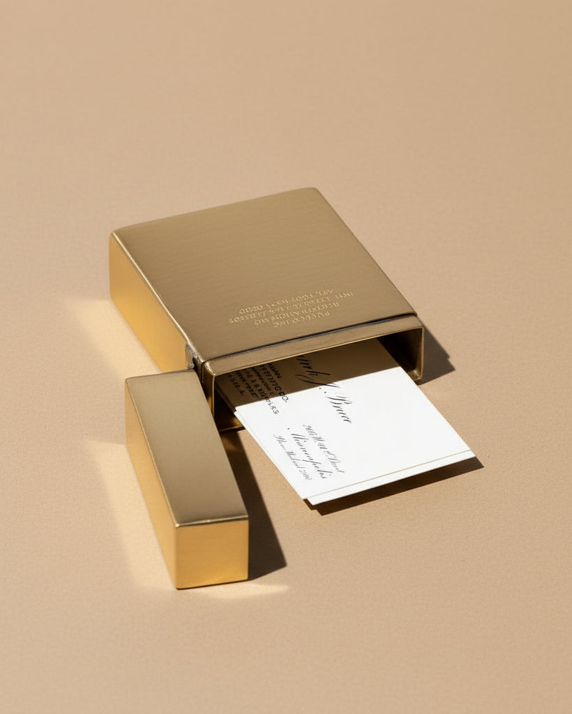 Brass Playing Card Case