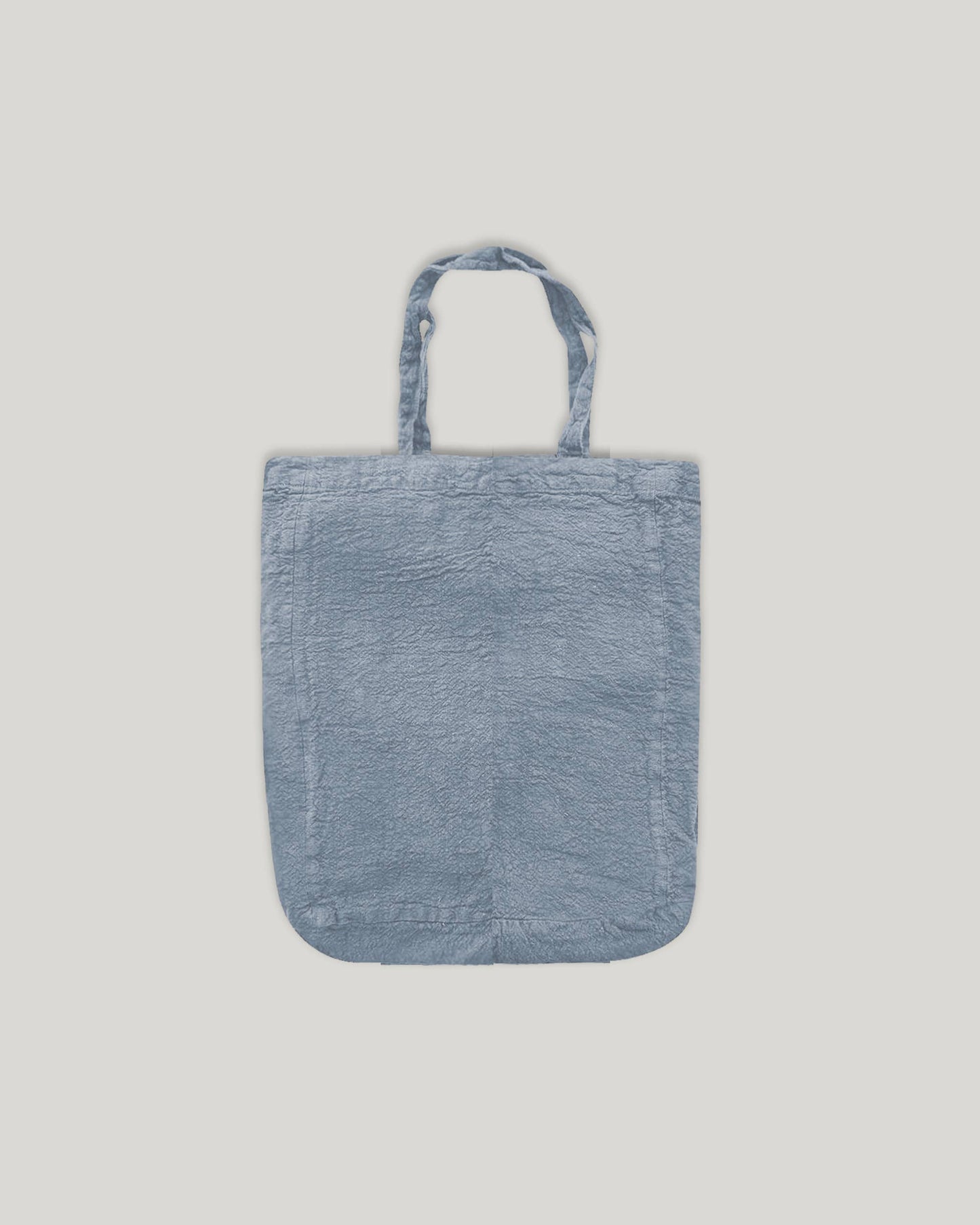 French Raw Linen Tote - Horizon