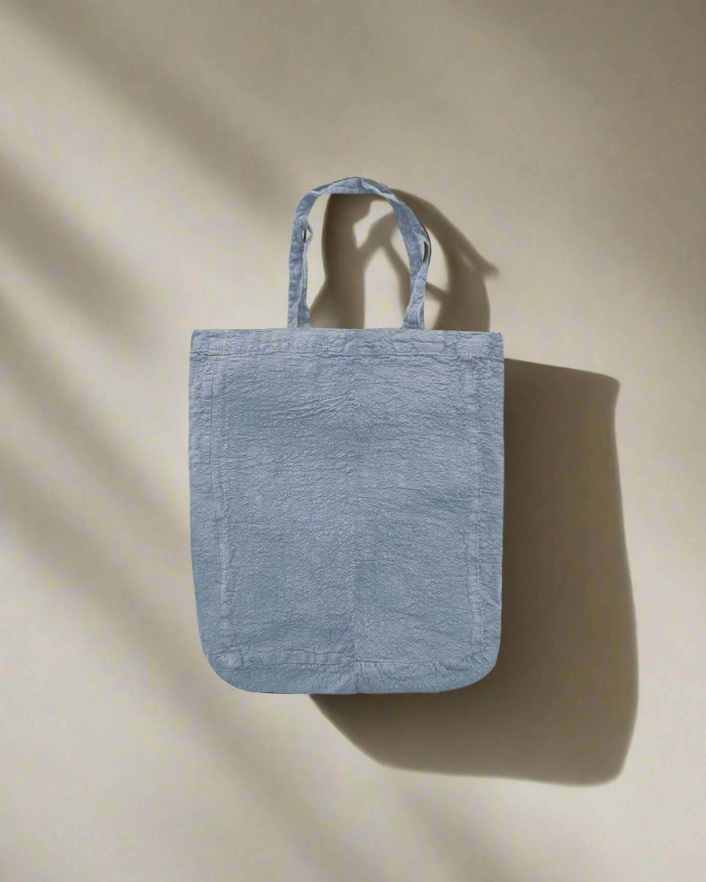 French Raw Linen Tote - Horizon