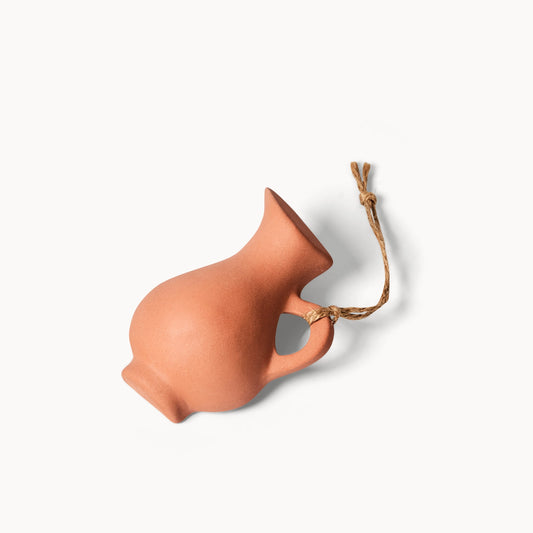 Pitcher Ornament - Terracotta