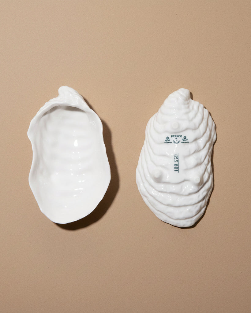 Porcelain Oyster Shell Tray