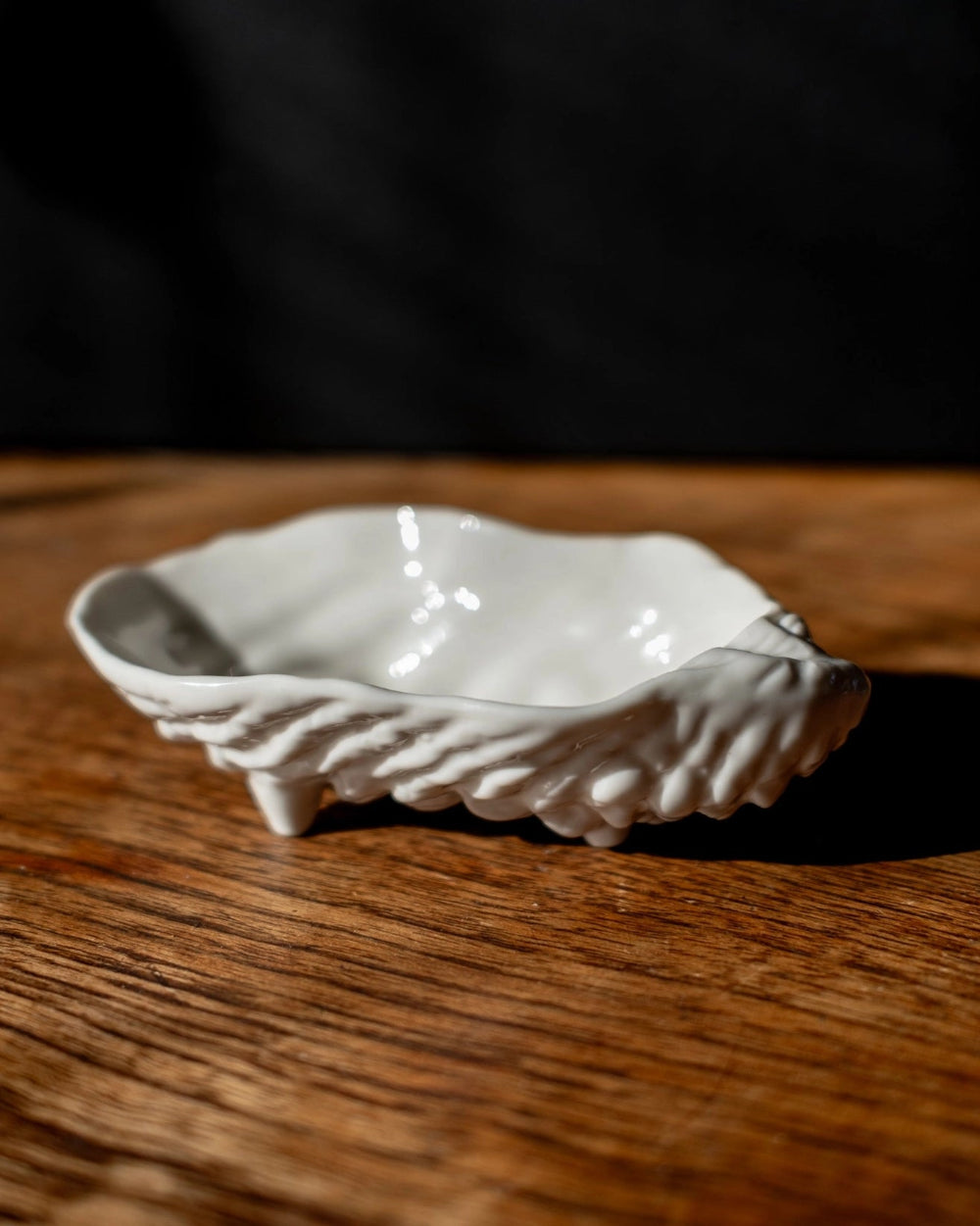 Porcelain Oyster Shell Tray